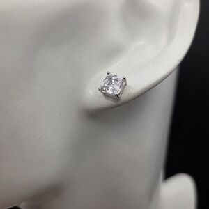 Elegant Silver Stud Earrings